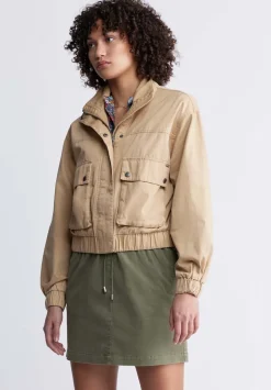 Lorah Women’s Jacket with Pockets in Tan - JK0019P