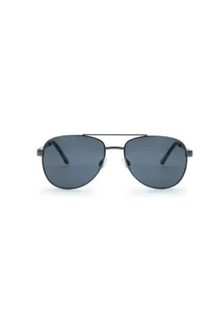 Men's Classic Aviator Sunglasses in Gunmetal - B0020S