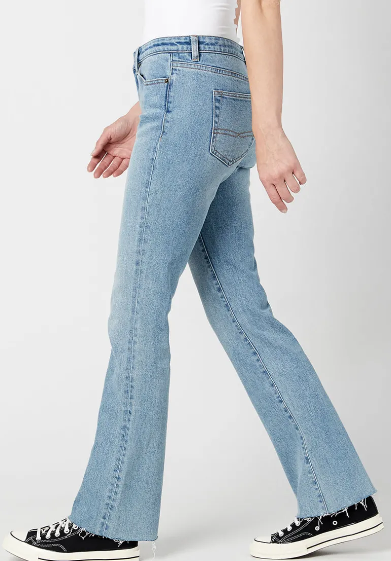 Mid Rise Bootcut Queen Women's Jeans - BL15857