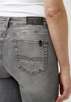 Mid Rise Skinny Alexa Women's Jeans in Light Carbon Grey - BL15671