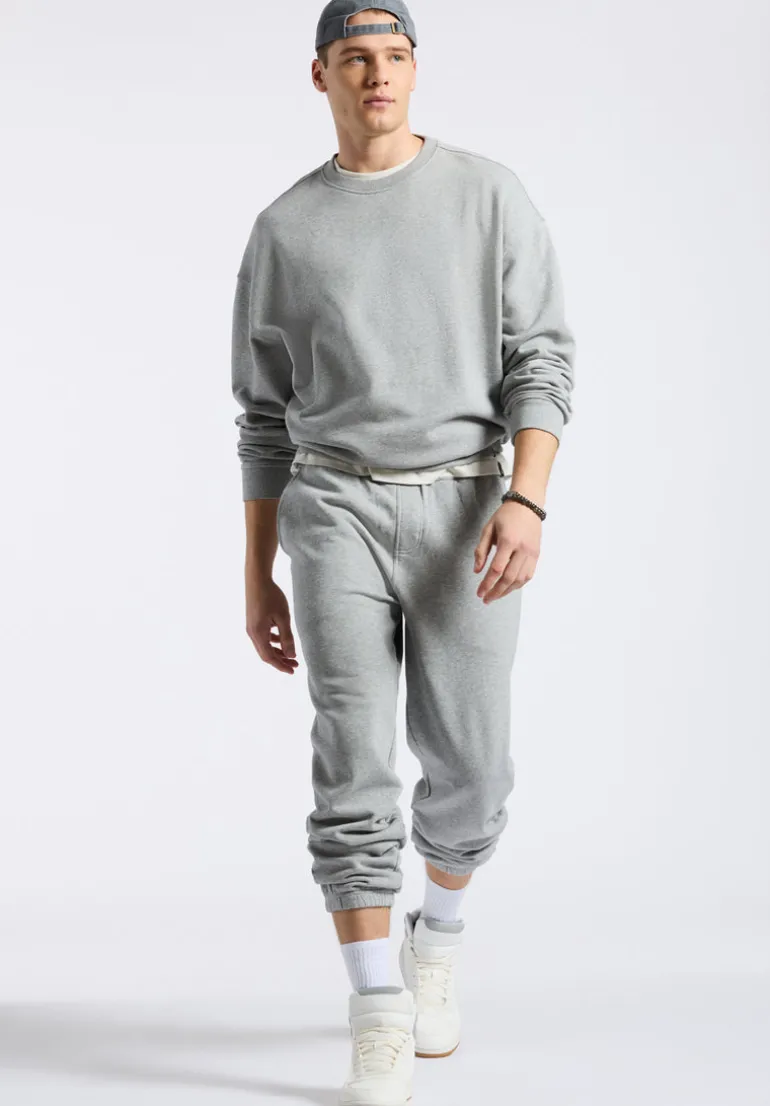 Patto Men's Relaxed Jogger Pants, Heather Grey - BM24598