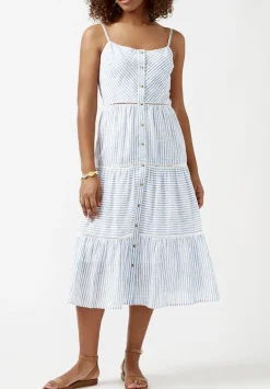Quinby Tiered Striped Dress - WD0671S