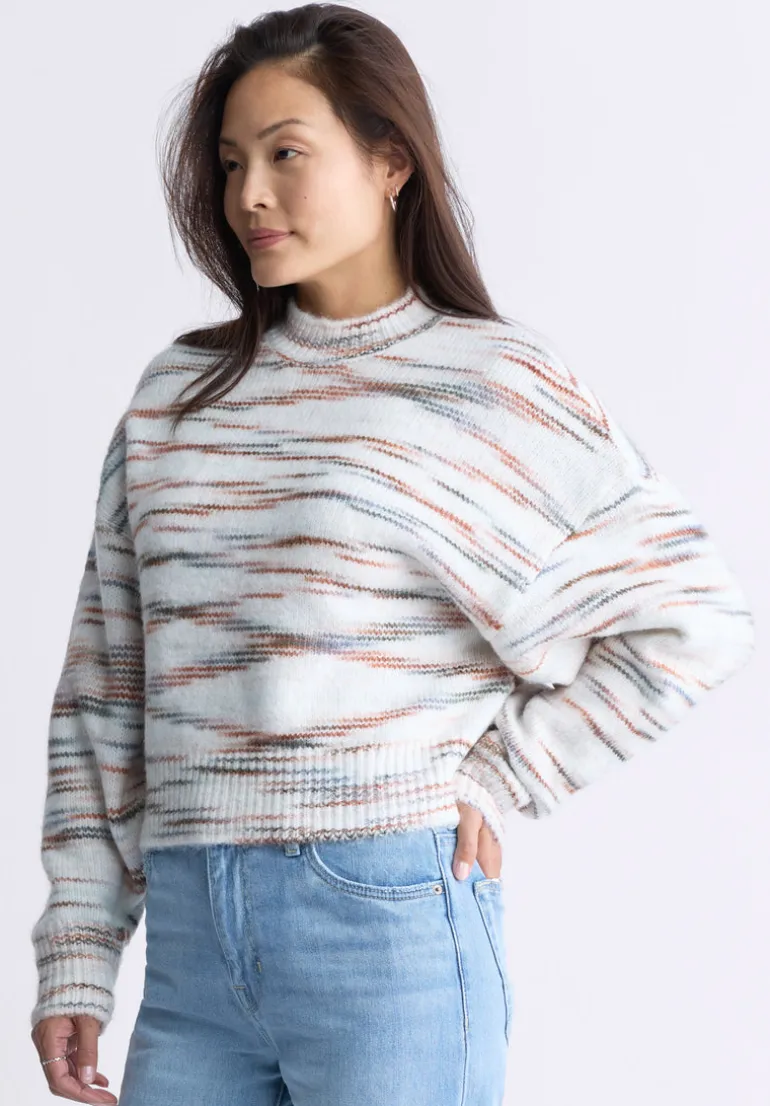 Raya Women's Knit Sweater, Egret White - SW0044F