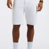 Relaxed Straight Dean Men's Short, White - BM26097