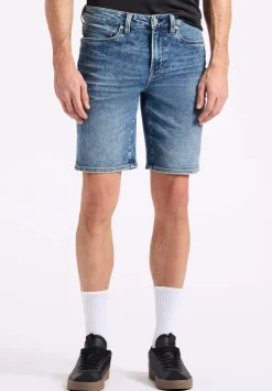 Relaxed Straight Dean Men's Freedom Flex Shorts, Sanded Vintage Indigo - BM26066