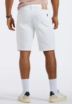 Relaxed Straight Dean Men's Short, White - BM26097