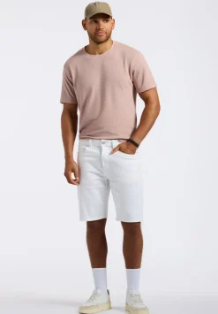 Relaxed Straight Dean Men's Short, White - BM26097