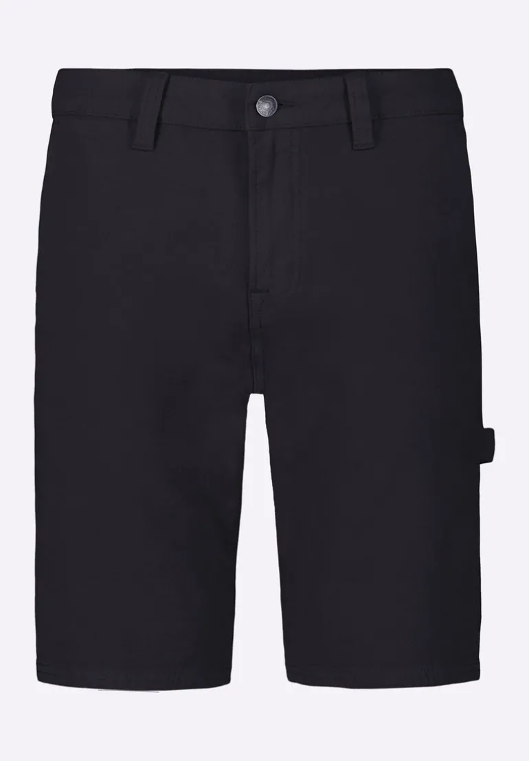 Relaxed Straight Dean Men's Utility Cargo Shorts, Black - BM26076