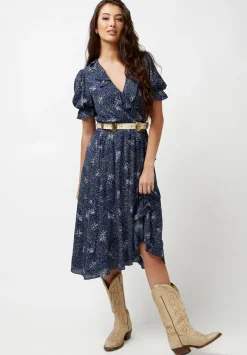 Ruffled Wrap Tempest Dress - WD0716P