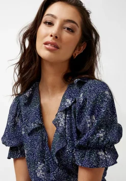 Ruffled Wrap Tempest Dress - WD0716P