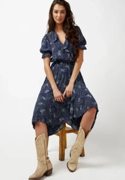 Ruffled Wrap Tempest Dress - WD0716P