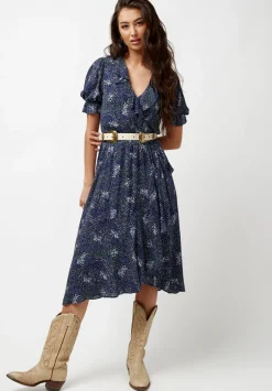 Ruffled Wrap Tempest Dress - WD0716P
