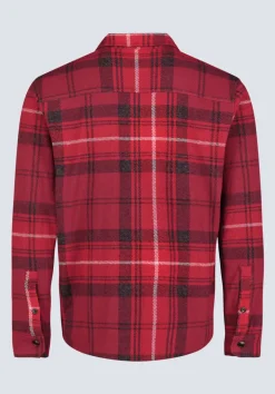 Samme Men's Plaid Blanket Shirt, Cranberry - BM24461