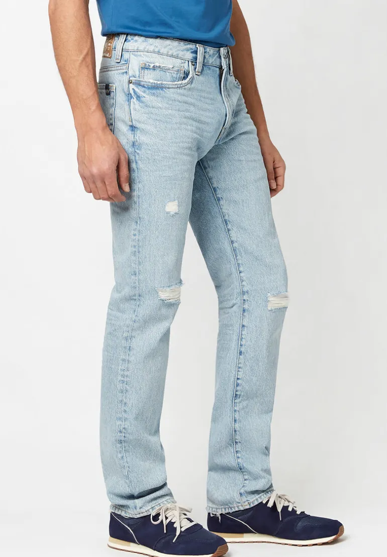 Sanded Relaxed Straight Driven Men's Jeans - BM22754