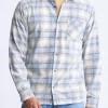 Satro Men's Plaid Shirt, Blue - BM24498
