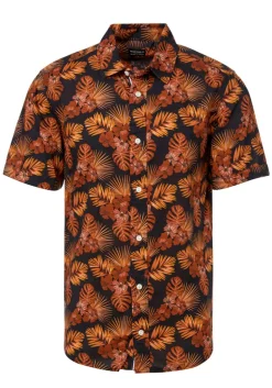 Simad Short-Sleeve Print Shirt, Dusty Orange - BM23916