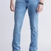 Slim Ash Men's Freedom Flex Jeans, Sanded Wash - BM22990