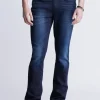 Slim Ash Men's Freedom Flex Jeans, Sanded and Distressed - BM22989