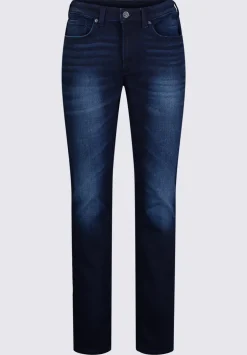 Slim Ash Men's Freedom Flex Jeans, Sanded and Distressed - BM22989