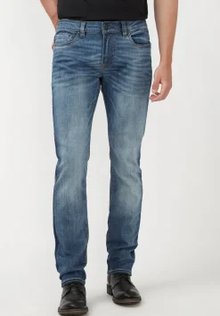 Slim Ash Men's Jeans in Authentic and Sanded Blue - BM22604