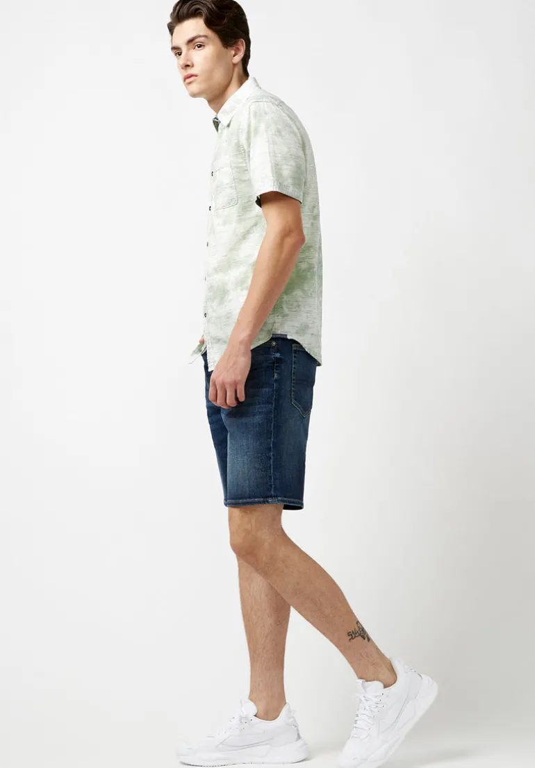 Sotar Short-Sleeve Tie Dye Shirt, Green - BM23919