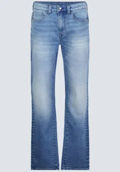 Straight Six Men's Freedom Flex Jeans, Crinkled blue - BM22996