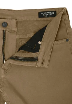 Straight Six Men's Freedom Flex Pants, Dark Beige - BM22939