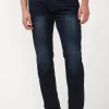 Straight Six Men's Jeans in Authentic and Deep Indigo - BM20457