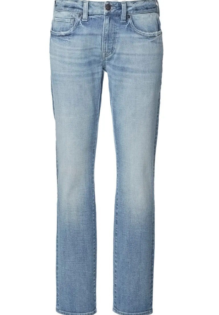 Straight Six Men's Jeans in Sanded Light Blue - BM22862