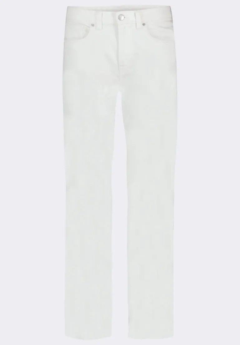 Straight Six Men's Jeans, White - BM26075