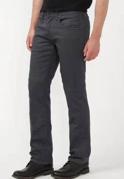 Straight Six Men's Twill Pants in Charcoal Gray - BM16083