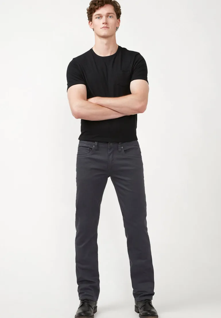 Straight Six Men's Twill Pants in Charcoal Gray - BM16083
