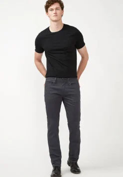 Straight Six Men's Twill Pants in Charcoal Gray - BM16083