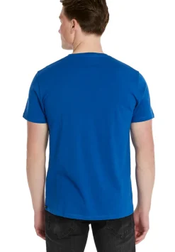 Tijersey Men's Flag Print T-Shirt in Blue - BM23316