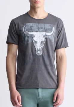 Tilton Men's Short-Sleeve Graphic T-Shirt, Charcoal - BM24473