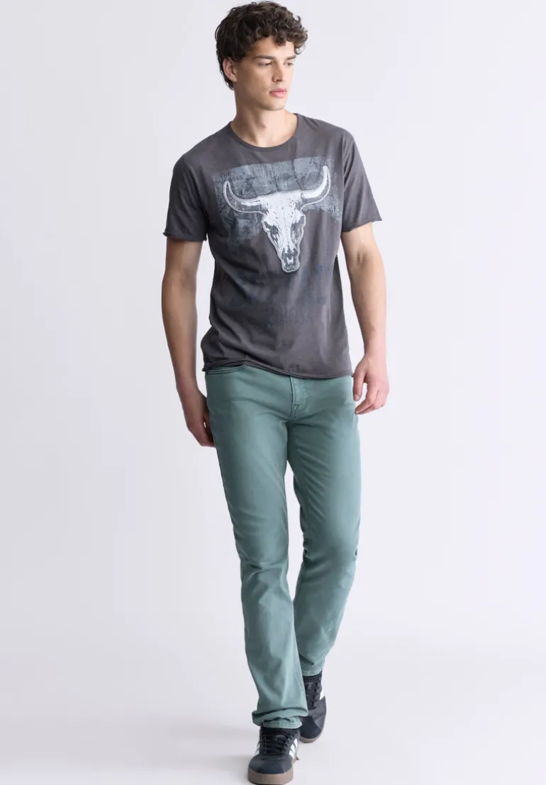 Tilton Men's Short-Sleeve Graphic T-Shirt, Charcoal - BM24473
